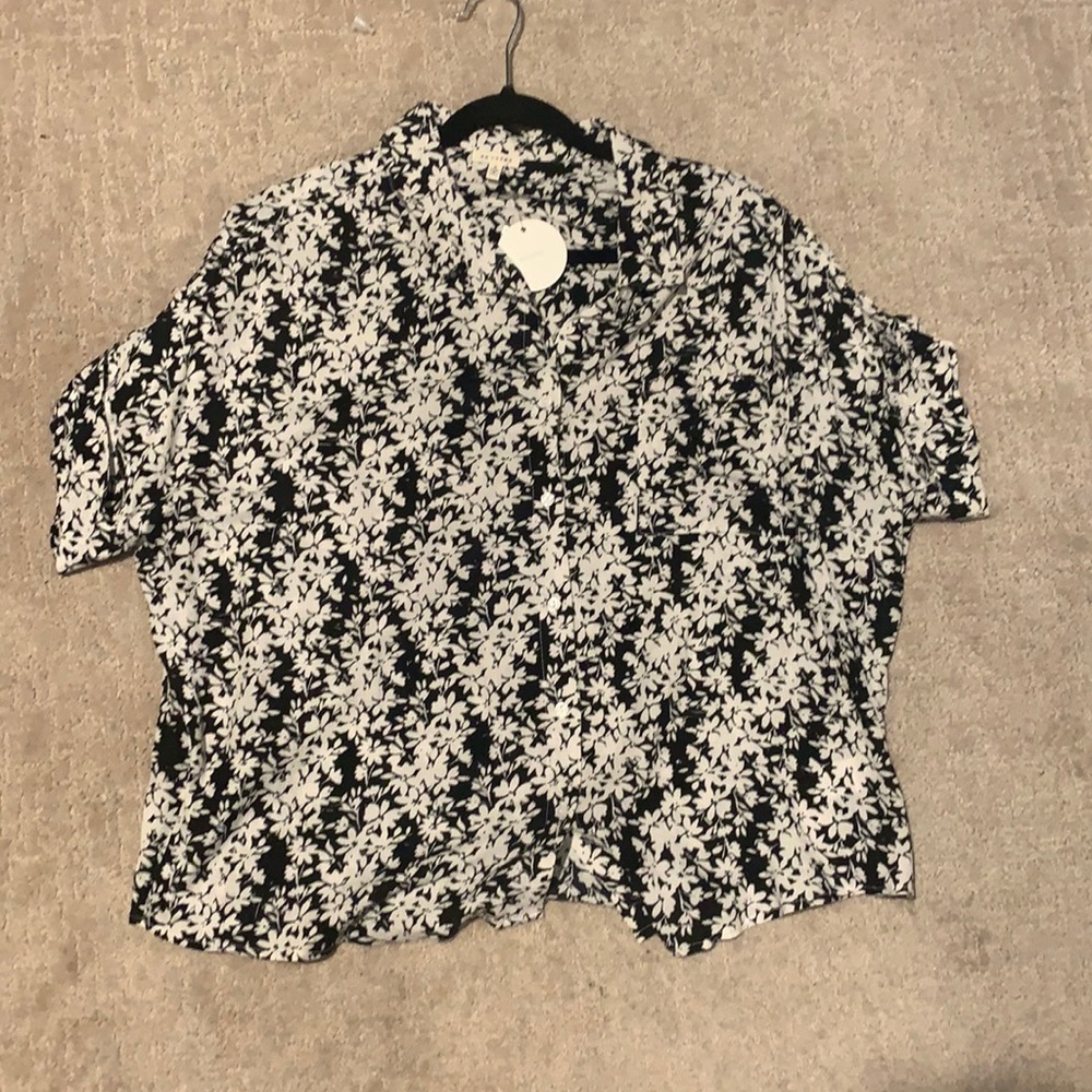 Floral Button down shirt